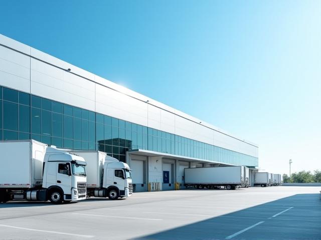 Modern manufacturing facility in a Mexican industrial park specialized in nearshoring operations