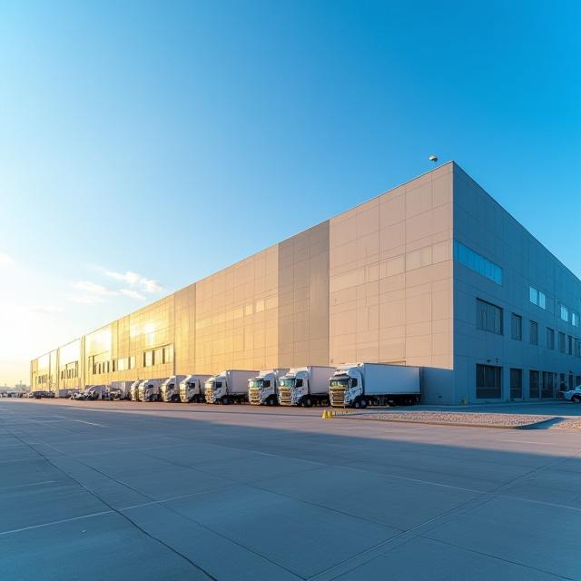 Large data center facility under construction
