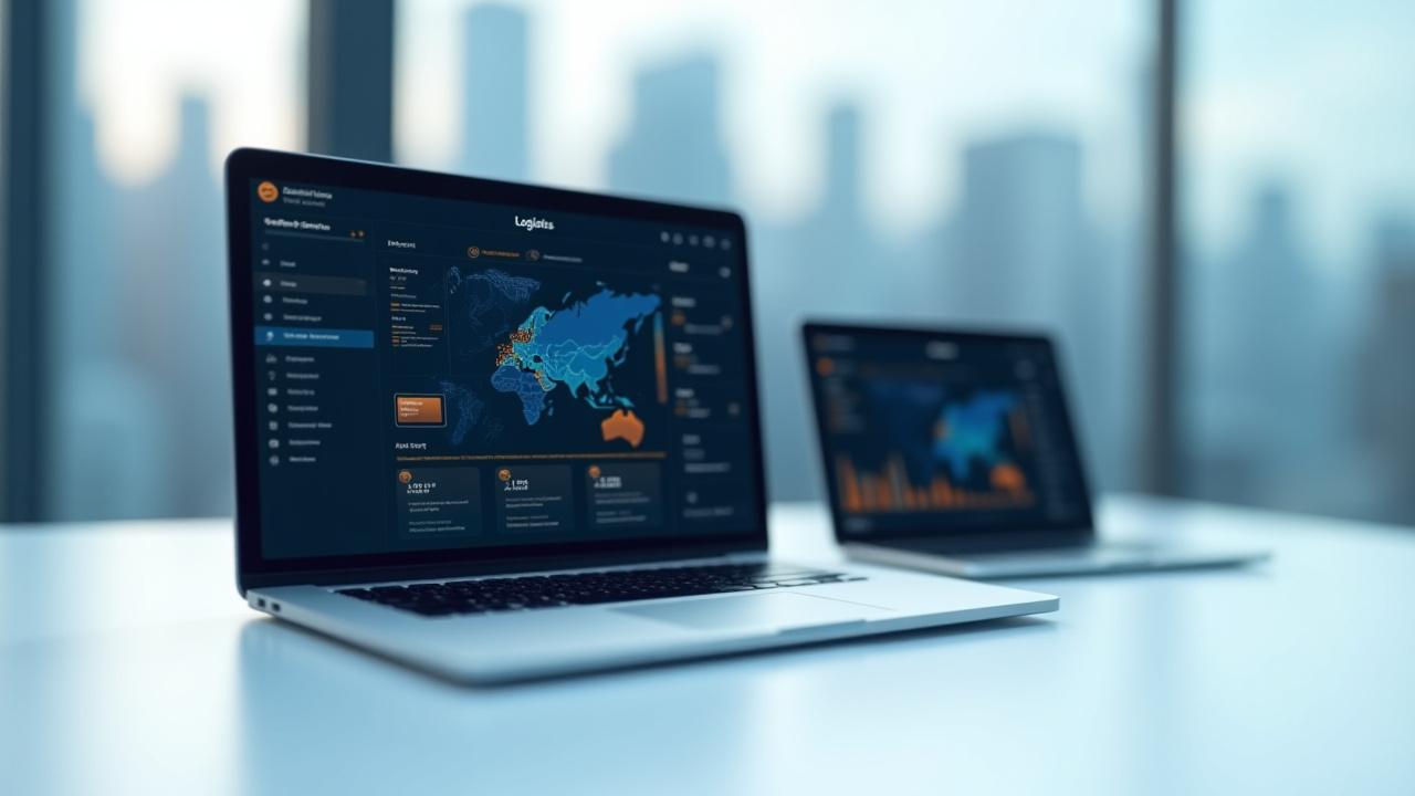Anubiss Real-Time Tracking Portal displayed on a sleek laptop and tablet interface